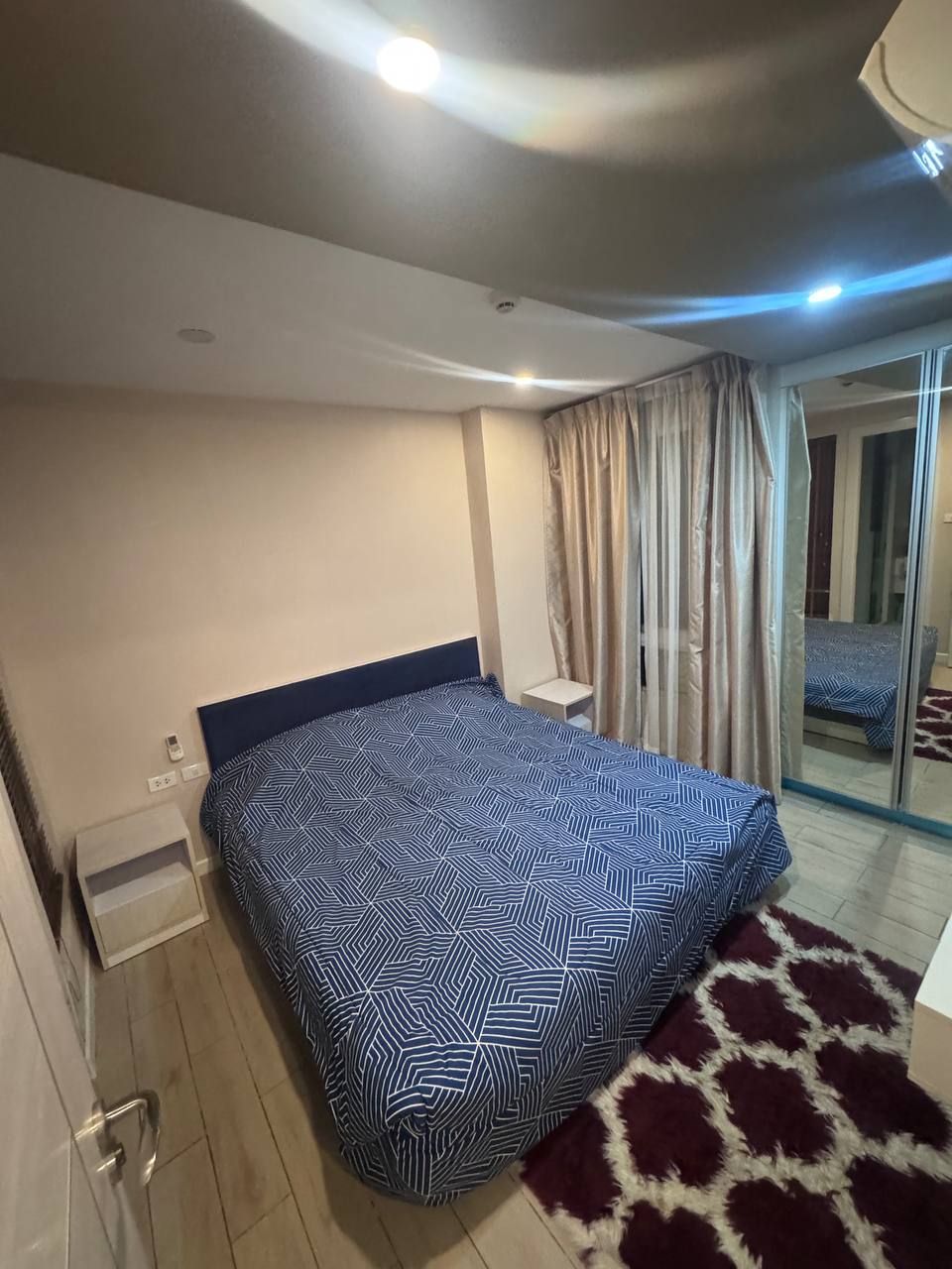 1 спальня в Seven Seas Resort Jomtien, корпус A605, вид на бассейн — 4