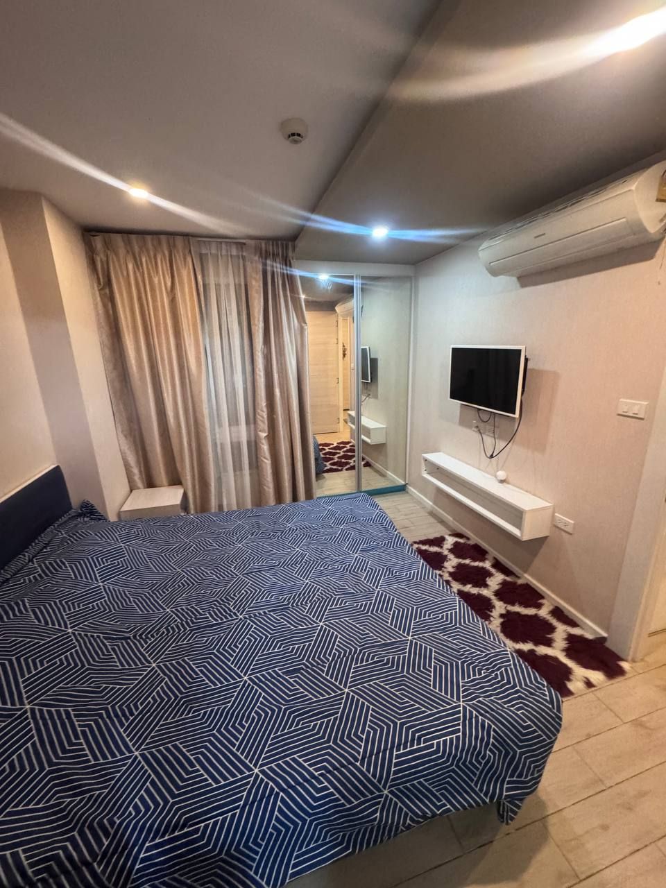 1 спальня в Seven Seas Resort Jomtien, корпус A605, вид на бассейн — 5