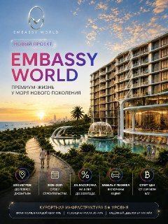 Embassy World — премиальный кондо в Джомтьене, 500м от пляжа — 1