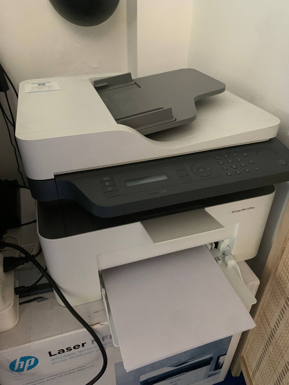HP LaserJet Pro MFP 137fnw принтер МФУ ч/б — 1