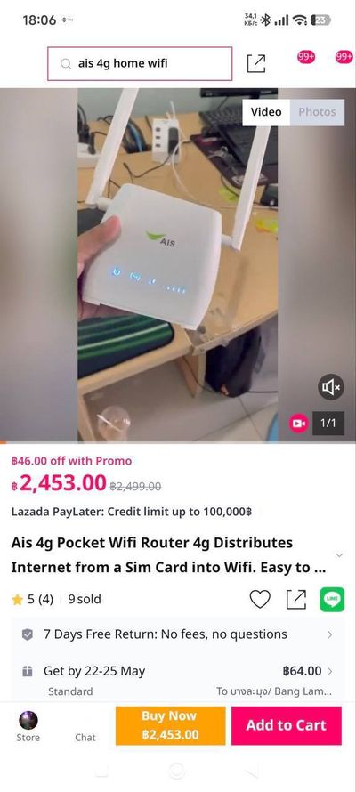 Ais 4g Pocket Wifi Router