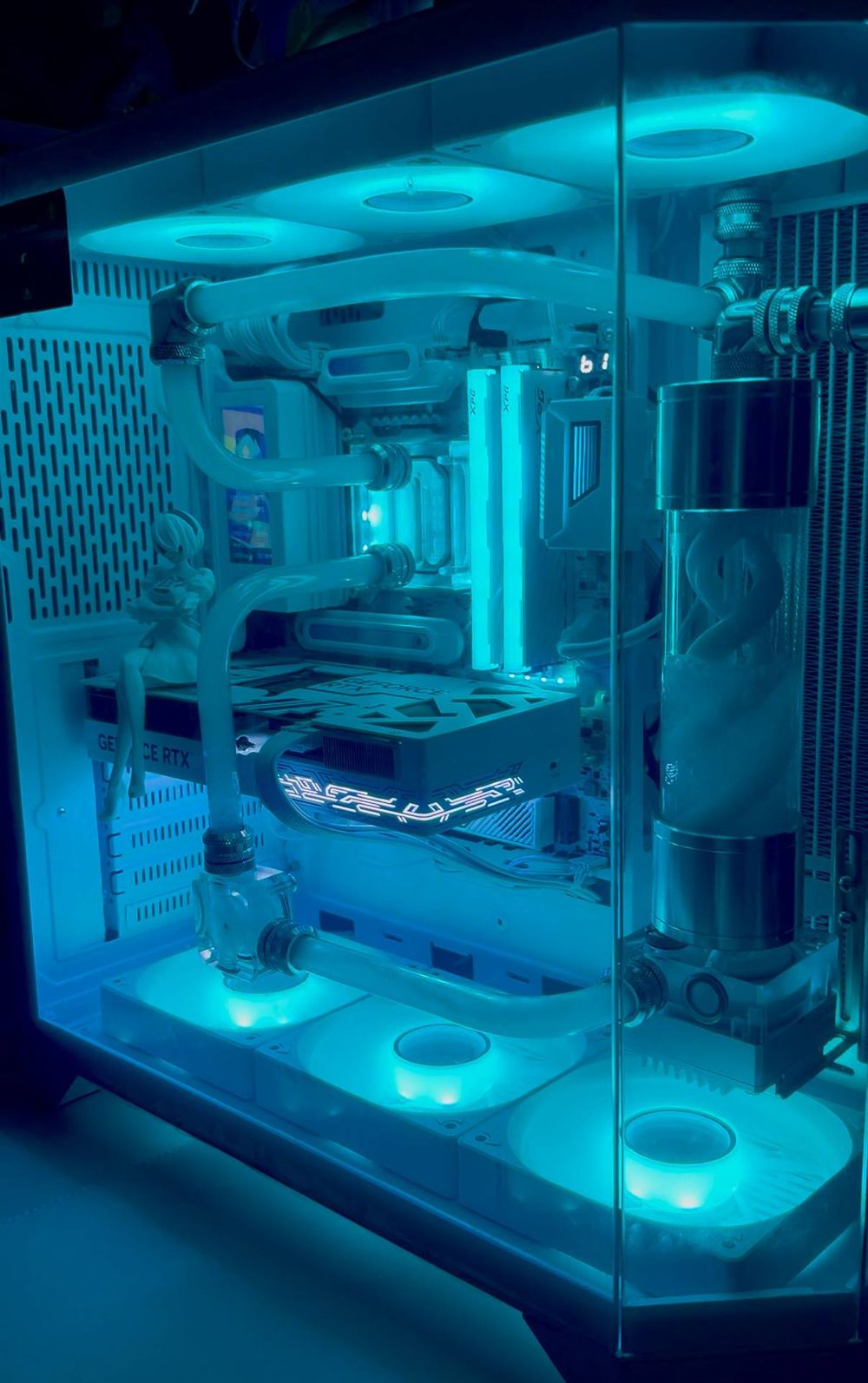 Игровой ПК Intel Core Ultra 7 265K, RTX 5070, кастом водяное охлаждение — 2