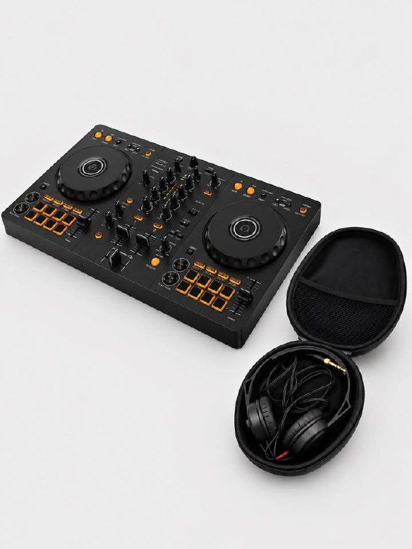 DJ-контроллер Pioneer DDJ-FLX4 + наушники Sennheiser HD 25 — 2