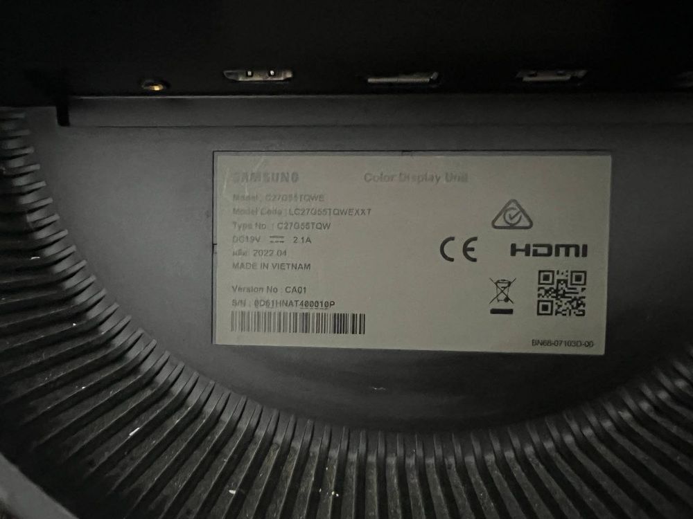 Samsung C27G55TQWE монитор 27 дюймов — 2