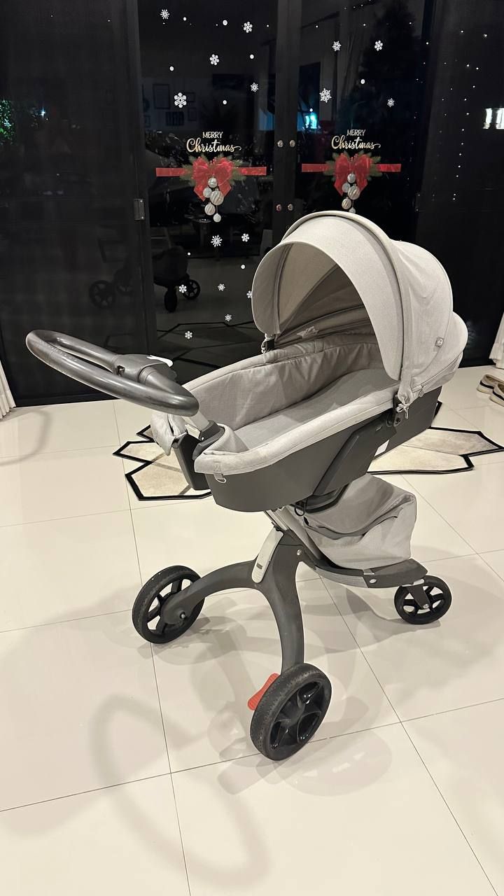 Коляска Stokke Xplory X + люлька + подножка для второго ребенка — 2