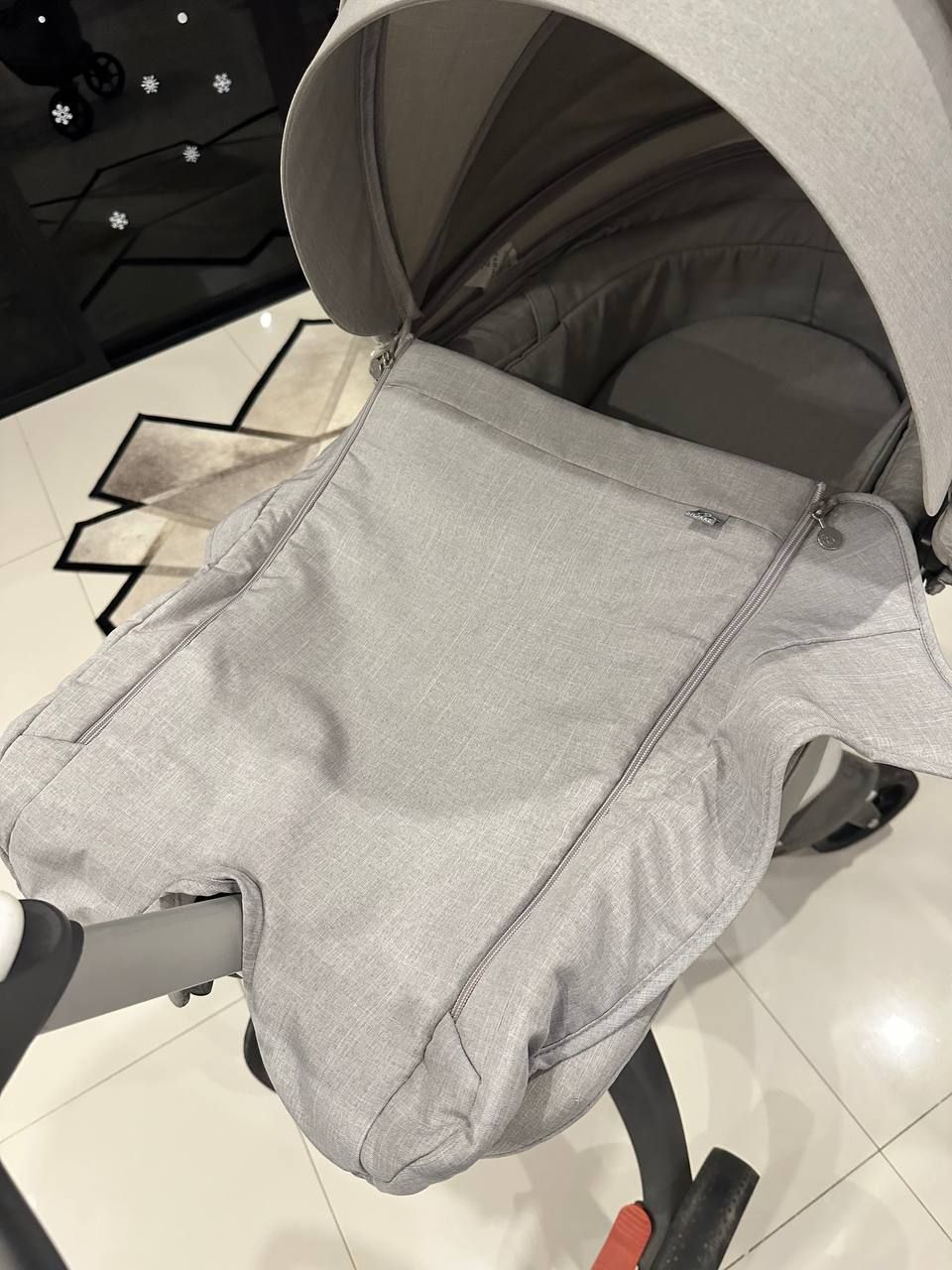 Коляска Stokke Xplory X + люлька + подножка для второго ребенка — 6