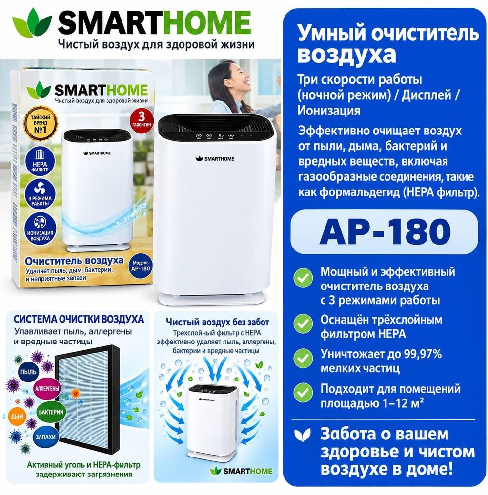 Очиститель воздуха с пультом ДУ — 2