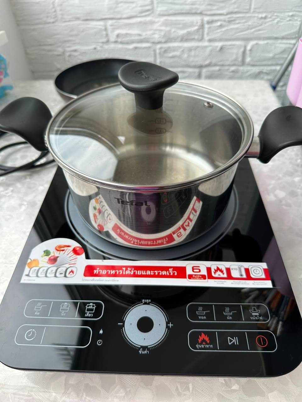 Tefal индукционная печь с посудой — 3