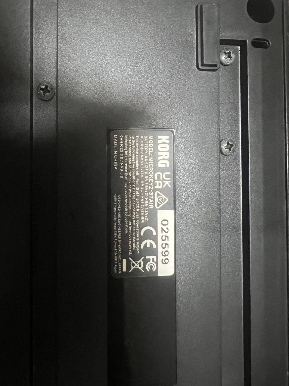 KORG microKEY Air-37 MIDI-клавиатура — 2