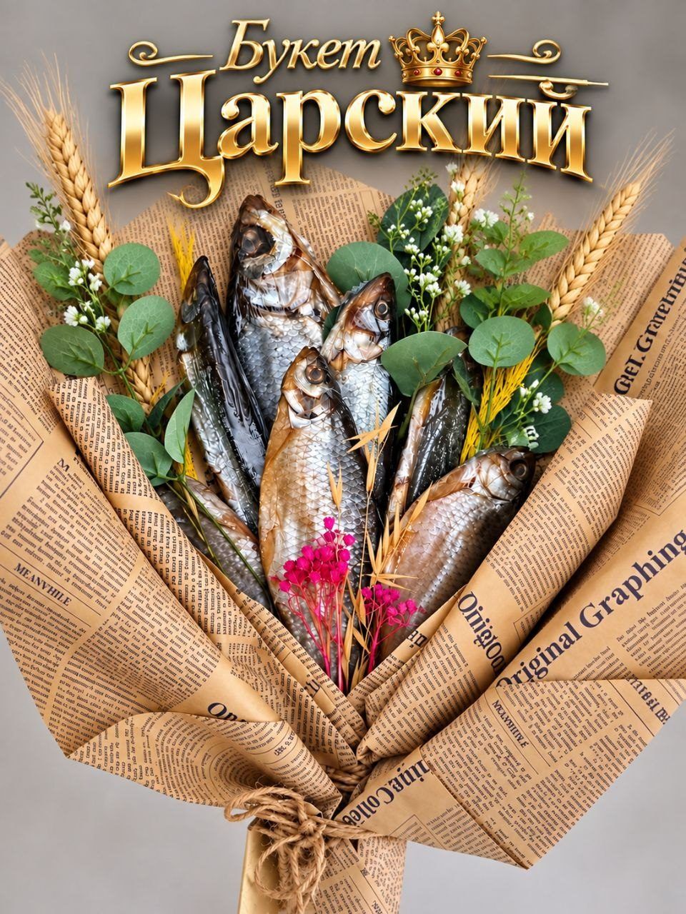 рыбные букеты из вяленой рыбы — 1