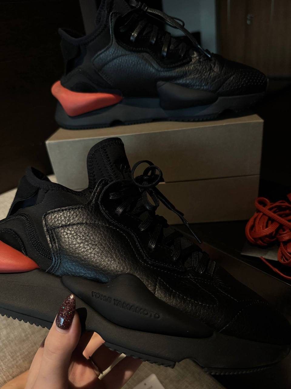Adidas Y-3 Kaiwa черные размер 40,5 — 2