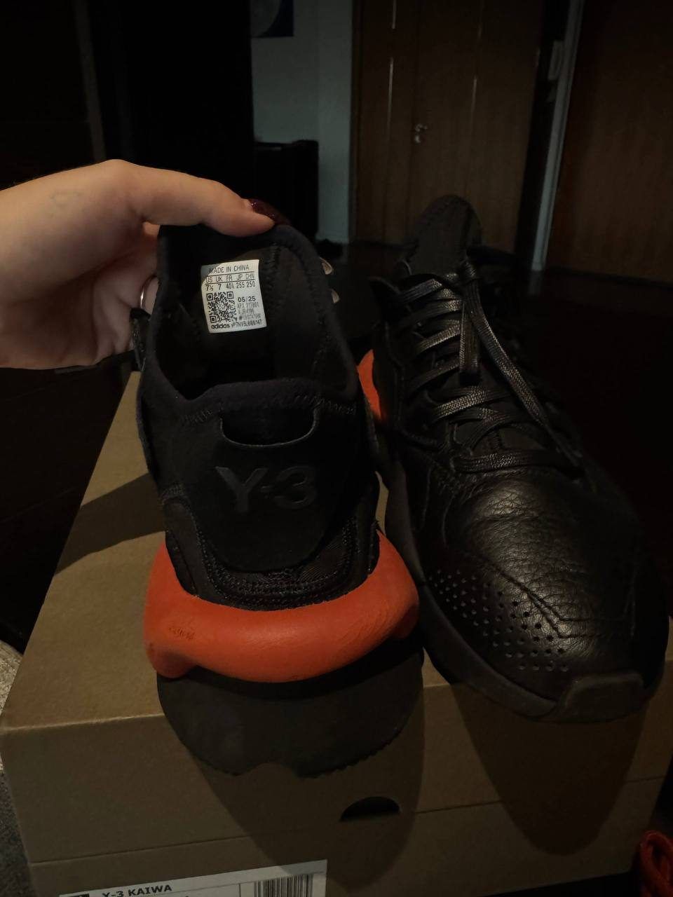 Adidas Y-3 Kaiwa черные размер 40,5 — 3