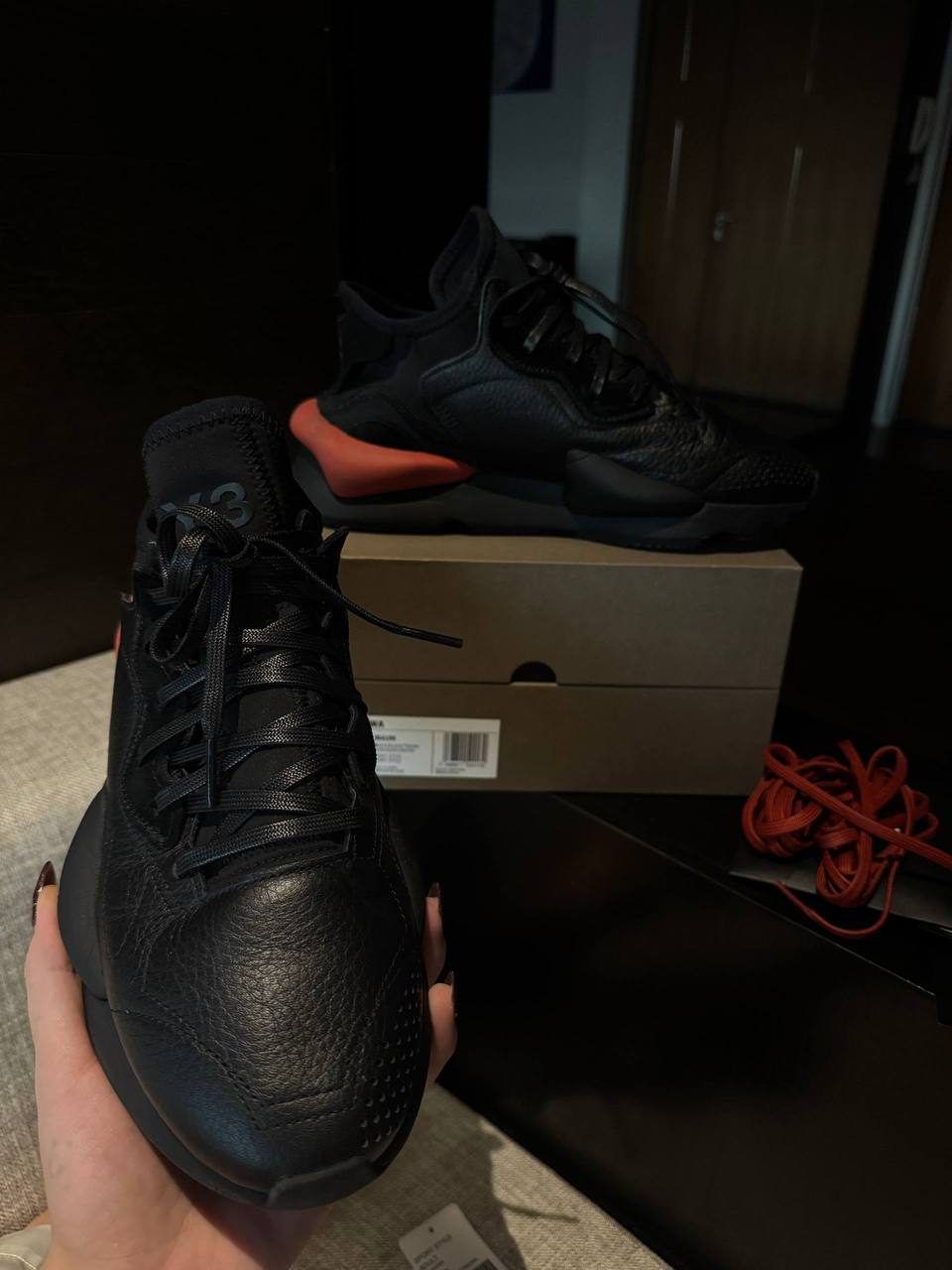 Adidas Y-3 Kaiwa черные размер 40,5 — 6