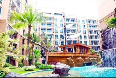 Atlantis Condo Resort - 1 спальня, 37 м², вид на бассейн