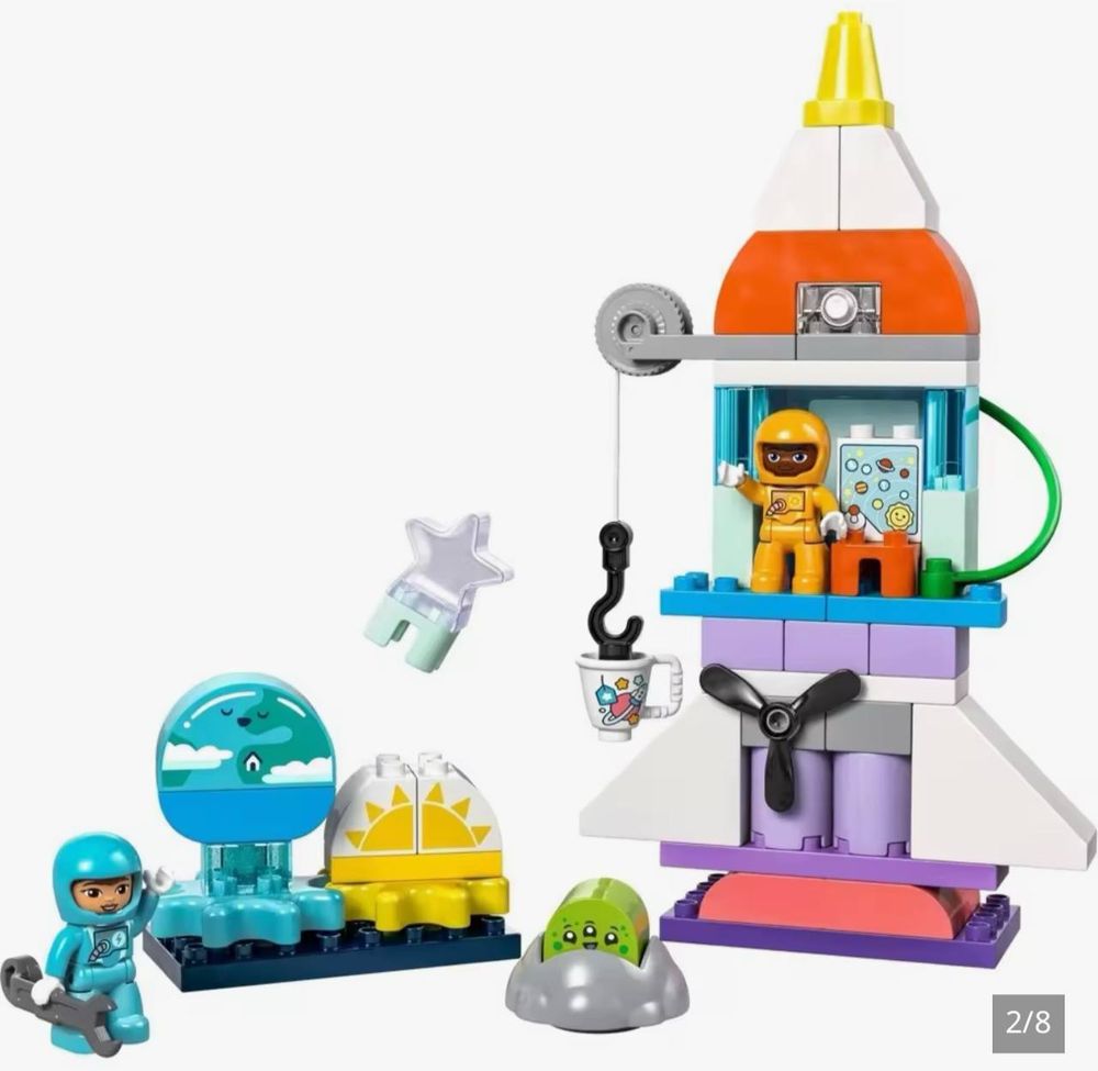 Lego duplo space 10422 3in1 Space Shuttle Adventure — 4