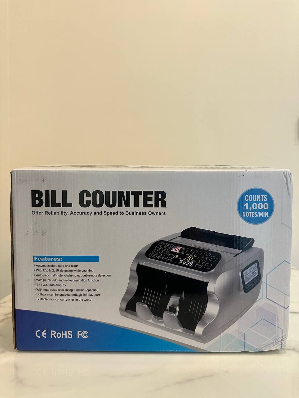 Профессиональный счетчик банкнот Bill Counter — 3