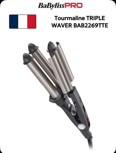 Babyliss PRO Tourmaline TRIPLE WAVER BAB2269TTE