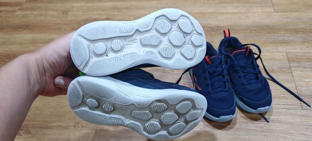 Детские кроссовки Skechers зеленые размер 18 см — 2