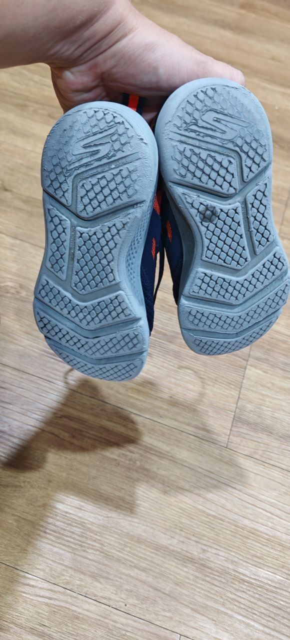 Детские кроссовки Skechers зеленые размер 18 см — 3