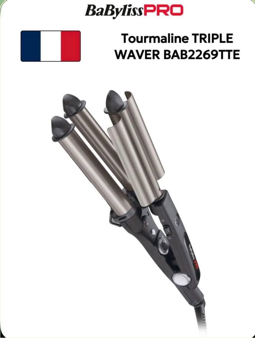 Плойка BaByliss PRO Tourmaline TRIPLE WAVER — 1