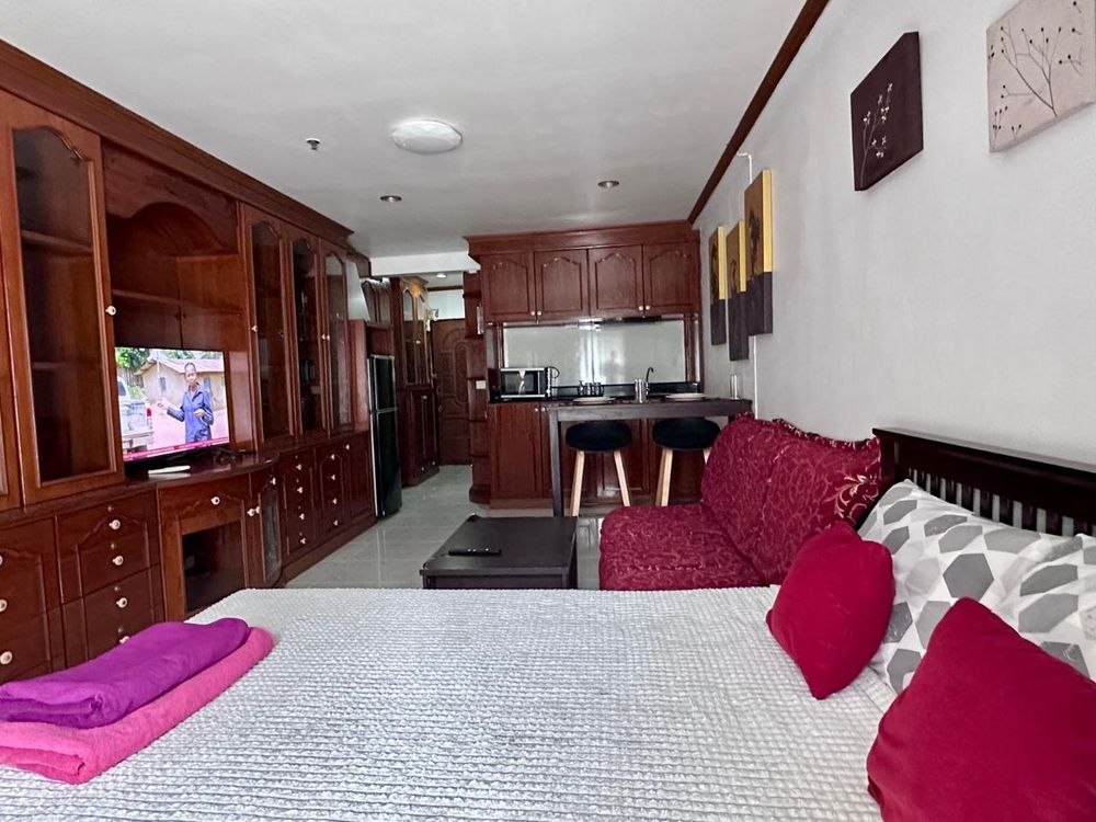 Студия в Jomtien Beach condo, первая линия, здание S1 — 1
