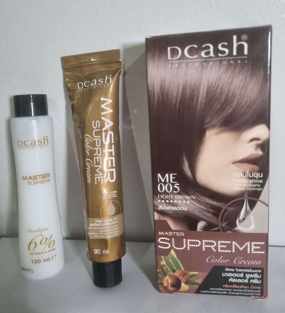 Краска для волос DCash Master Supreme ME005 Light Brown + окислитель — 1