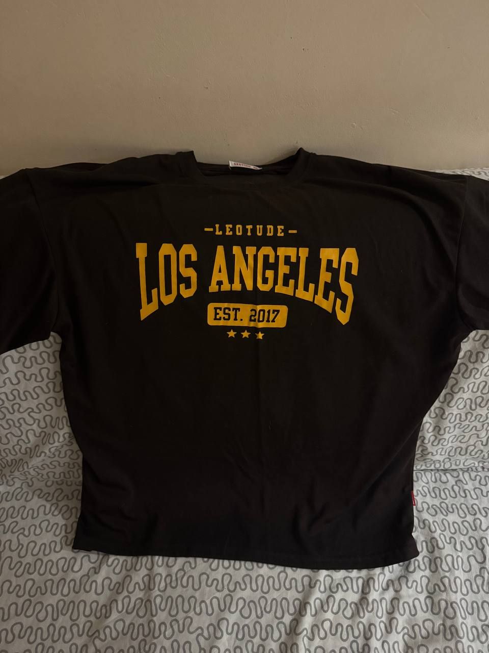 Мужская футболка Los Angeles чёрная 2XL — 1