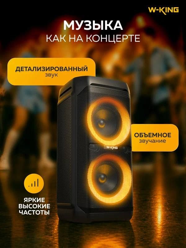 W-KING T11 портативная акустическая система — 2