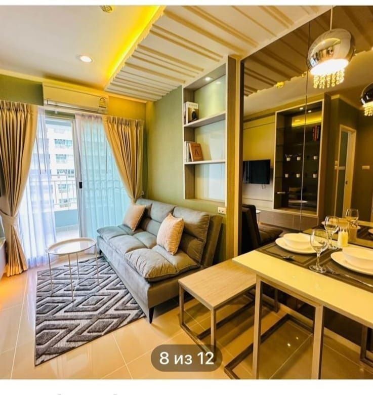 Квартира студия Lumpini Park Beach Jomtien, первая линия от моря — 6